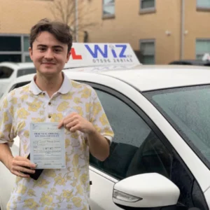 Student from Levenshulme area passes driving test with Wiz Driving School Manchester
