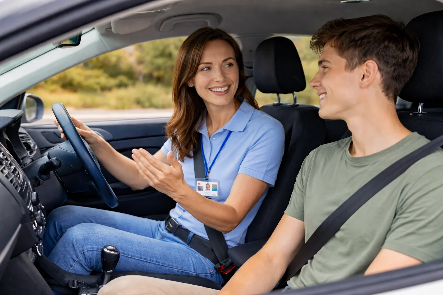 Learner driver looking for driving lessons in Manchester with Wiz Driving School